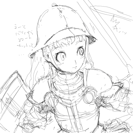 西洋甲冑にフリルのスカートというアイデアは秀逸である (by たがやし いちろう)